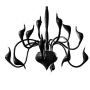 Candelabru SNAKE AZ1017 12x20W/G4 de la AZzardo