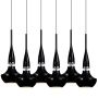 Lampă cu pendul TASOS AZ0262 6x40W/E14 de la AZzardo