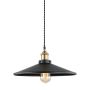 Lampă cu pendul VERDA MDM-3458/1L BK+GD 1x40W/E27 de la Italux