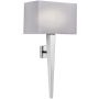 Aplique de perete MORETO MORETO-1WBCH 1x60W/E14 IP20 de la Endon