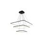 Lampă cu pendul NIX BLACK ML519 3x117W/LED 8190LM de la Milagro