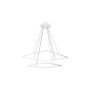 Lampă cu pendul NIX WHITE ML514 2x50W/LED 3500LM de la Milagro