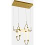 Lampă cu pendul DEGAL PND-43612-3 3000K 6x58,3W/LED 4671LM IP20 de la Italux