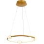 Lampă cu pendul LOZANNA PND-20112035-1A-GD 3000K 3+1x36W/LED 2100LM IP20 de la Italux