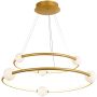 Lampă cu pendul LOZANNA PND-20112035-2A-GD 3000K 6+2x86W/LED 4600LM IP20 de la Italux