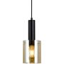 Lampă cu pendul SARDO PND-5581-1-BK+AMB 1x40W/E27 IP20 de la Italux