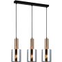 Lampă cu pendul SARDO PND-5581-3-BRO+SG 3x40W/E27 IP20 de la Italux