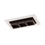Lumină îngropată deasupra plafonului HARPER SL74113/6W S-WH 3x6W/LED 350LM IP20 de la Italux