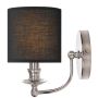 Aplique de perete ABU DHABI W01397BK 1x40W/E14 de la Cosmolight