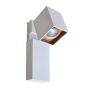 Aplique de perete ARAVENA WLB073/5W 4000K WH+GO 1x5W/LED 450LM de la Italux