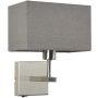 Aplique de perete NORTE WL-1122-1-A-SN-RC-GR 1x60W/E27 IP20 de la Italux