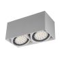 Lumină montată pe suprafață BOX ACGU10-116-N 2x15W/GU10 IP20 de la Zuma Line