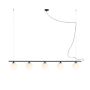 Lampă cu pendul BERYL GLASS 5 1006F1 5x40W/E14 IP20 de la Aldex
