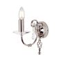 Aplique de perete AEGEAN AG1-POL-NICKEL 1x60W/E14 de la Elstead Lighting