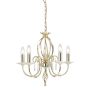 Candelabru AEGEAN AG5-POL-BRASS 5x60W/E14 de la Elstead Lighting