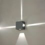 Aplique de perete AGNER AGNER-4W 4x60W/LED IP54 de la Elstead Lighting