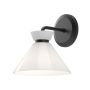 Aplique de perete Halston ALM-HALSTON-1WB-BK 1x40W/E14 IP20 de la Elstead Lighting