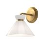 Aplique de perete Halston ALM-HALSTON-1WB-GD 1x40W/E14 IP20 de la Elstead Lighting