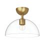 Lampă de tavan Jude ALM-JUDE-SF-GD-CL 1x60W/E27 IP20 de la Elstead Lighting