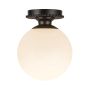 Lampă de tavan Otis ALM-OTIS-F-MB-OP 1x40W/E27 ip44 de la Alora Mood