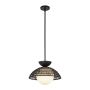 Lampă cu pendul Perth ALM-PERTH-P-BK 1x60W/E27 IP20 de la Elstead Lighting