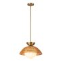 Lampă cu pendul Perth ALM-PERTH-P-GD 1x60W/E27 IP20 de la Elstead Lighting