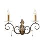 Aplique de perete AMARILLI AML2-BRONZE 2x60W/E14 de la Elstead Lighting