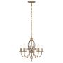 Candelabru ARTISAN ART5-AGD-BRASS 5x60W/E14 de la Elstead Lighting