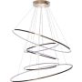 Lampă cu pendul WHEEL XXL AZ3138 3000K 5x190W/LED 11400LM IP20 de la AZzardo