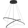 Lampă cu pendul ORION BLACK ML508 2x53W/LED 3710LM de la Milagro
