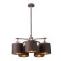 Candelabru BALANCE BALANCE5-BRPB 5x60W/E27 de la Elstead Lighting