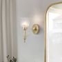 Aplique de perete CARROLL BATH-CARROLL1-PB 1x40W/G9 IP44 de la Elstead Lighting