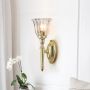 Aplique de perete DRYDEN BATH-DRYDEN1-PB 1x40W/G9 IP44 de la Elstead Lighting