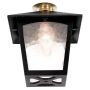Lustră de tavan YORK BL6C-BLACK 1x60W/B22 IP20 de la Elstead Lighting