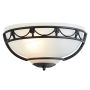 Aplique de perete CARISBROOKE CB-WU-BLACK 1x60W/E27 de la Elstead Lighting