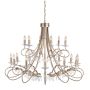 Candelabru CHRISTINA CRT18-SIL-GOLD 18x60W/E14 de la Elstead Lighting