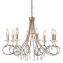 Candelabru CHRISTINA CRT8-SILVER-GOLD 8x60W/E14 de la Elstead Lighting