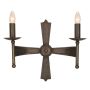 Aplique de perete CROMWELL CW2-OLD-BRZ 2x60W/E14 de la Elstead Lighting