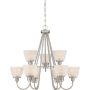 Candelabru DUBLIN QZS-DBN5009BN 9x60W/E27 de la Quoizel