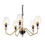 Candelabru ARMAND DL-ARMAND5-AB 5x40W/E14 de la Elstead Lighting