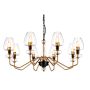 Candelabru ARMAND DL-ARMAND8-AB 8x40W/E14 de la Elstead Lighting