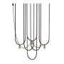 Lampă cu pendul Udin 9784 3x10W/GU10 IP20 de la Antigo