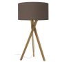 Lampă de masă WOOD 621B-G05X1A-50 1x60W/E27 IP20 de la Novolux
