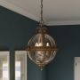 Lampă cu pendul ADAMS FE-ADAMS-3P-BRZ 3x60W/E14 de la Feiss