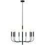 Candelabru Brianna FE-BRIANNA9-BK 9x60W/E14 de la Feiss