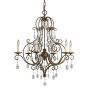 Candelabru Chateau FE-CHATEAU6 6x60W/E14 de la Feiss