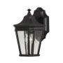 Aplique de perete COTSWOLD LANE FE-COTSLN2-S-BK 1x60W/E27 IP44 de la Feiss