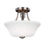 Lampă de tavan EVINGTON FE-EVINGTON-SF-SN 2x60W/E27 de la Feiss