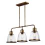 Lampă cu pendul HOBSON FE-HOBSON-3P-AB 3x75W/E27 de la Feiss