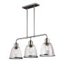 Lampă cu pendul HOBSON FE-HOBSON-3P-SN 3x75W/E27 de la Feiss